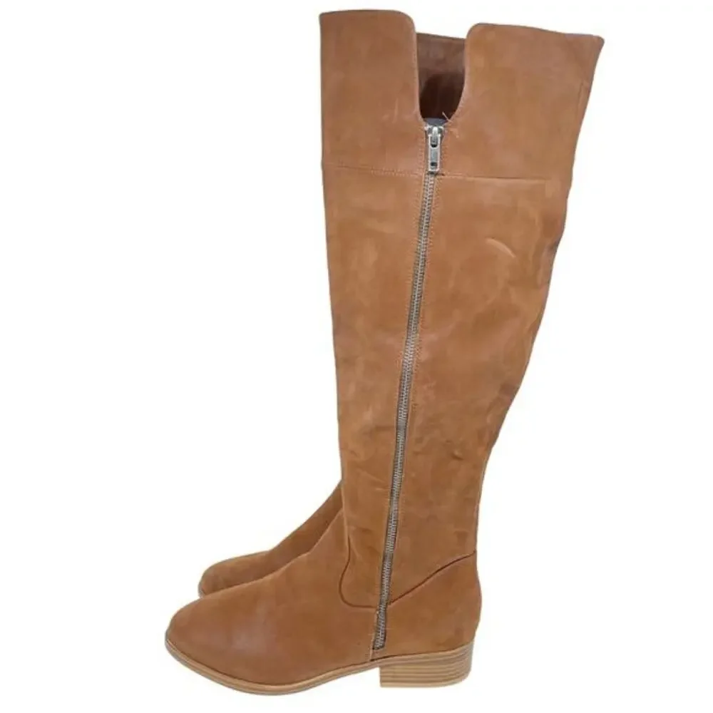 Mia Women's Carsyn Knee High Tall Western Coastal Cowgirl Boots‎ Brown 8.5M